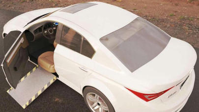 Azərbaycanda əlillər üçün avtomobil modeli dizayn edildi - FOTO