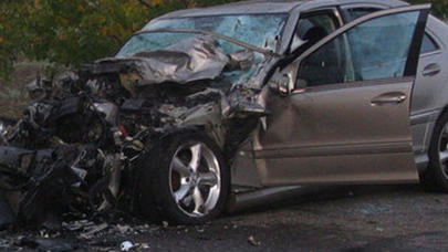 Qaxda yol qəzası baş verdi