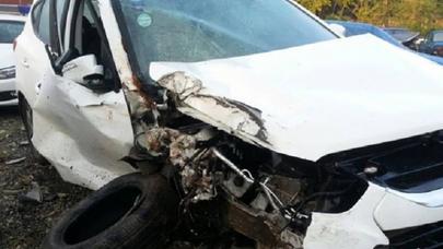 Polis rəisi qəzaya düşdü