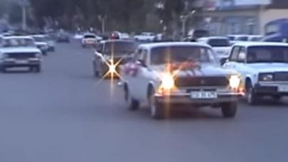 Azərbaycanda toy karvanı hər kəsin marağına səbəb olub - VİDEO