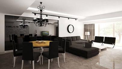 Dekorasiyada qara rəngin hakimiyyəti – FOTOLAR