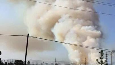 Ceyranbatan su anbarının ətrafındakı yanğın söndürüldü - YENİLƏNİB