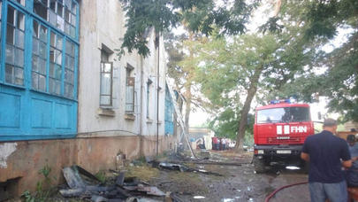 Uşaq bağçasındakı yanğın söndürüldü - FOTOLAR/VİDEO (YENİLƏNİB)