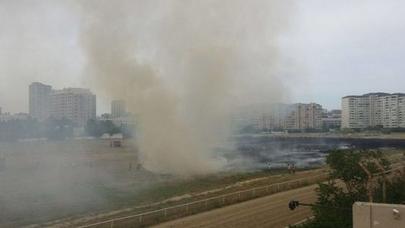 Cıdır Meydanında yanğın