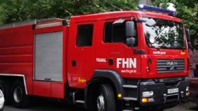 Bərdədə traktor yandı