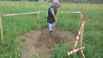 Füzulidə qrad raketinin partladıcı başlığı tapıldı