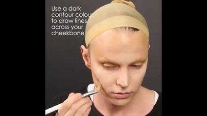 Makiyajla qadına çevrilən kişi - VİDEO