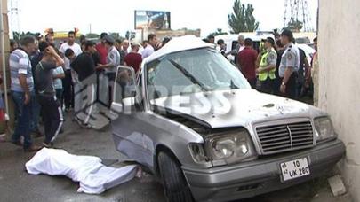 Bakıda məmur yol qəzasında öldü - FOTO