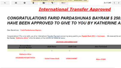 Nigeriyalı fırıldaqçılar Azərbaycan internet bazarında - 10-larla insan aldadıldı