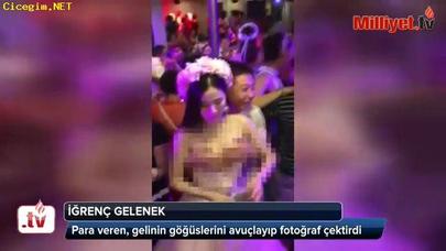 Toyda iyrənc olay: Gəlini soyundurub... - VİDEO (18+)