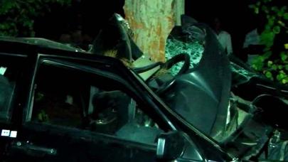 Şirvanda sərxoş sürücü qəza törətdi - FOTO