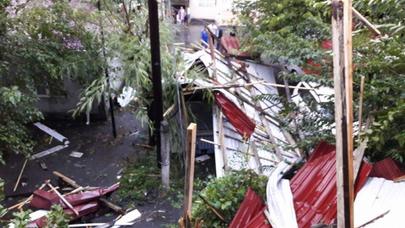 Qasırğa Zaqatala və Balakən rayonlarında ciddi fəsadlar törədib - FOTO