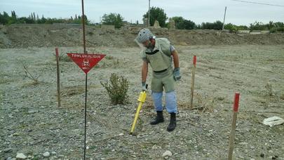 Tərtərdə partlamamış hərbi sursatlar aşkarlanıb