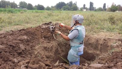 Tərtər və Ağdamda top mərmisi tapılıb