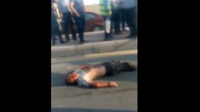 Fəhlə prospektində qəza: “07” piyadanı vurdu – VİDEO +18