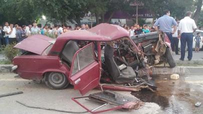 "Jiqulu" polis maşını ilə toqquşdu: 1 ölü - FOTO