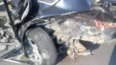 Qadın sürücü qəza törətdi: yaralılar var - FOTOLAR