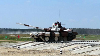 Tankçılarımız hədəfləri məhv etdi