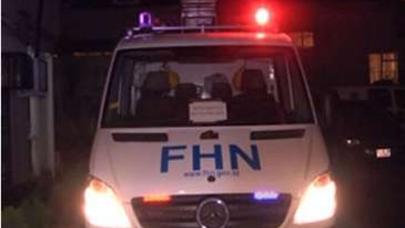 Şəkidə avtomobil körpüdən çaya düşüb