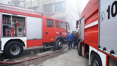 Hacıqabulda 4 otaqlı ev yandı