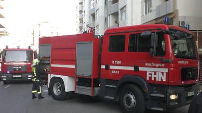 Biləsuvarda ev yandı