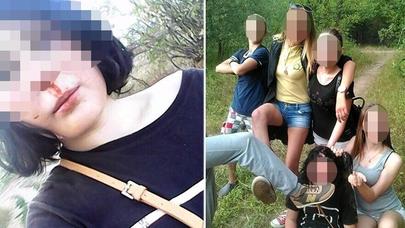 Məktəbli qızı döyüb fahişə olduğunu boynuna qoydular - ŞOK VİDEO (18+)