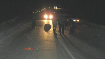 Bərdədə maşın piyadanı vuraraq öldürüb