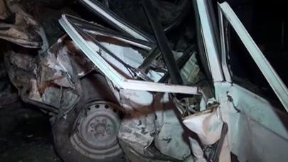 Zaqatalada iki "VAZ" toqquşub - FOTO