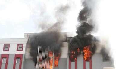 Novxanıda istirahət mərkəzində yanğın