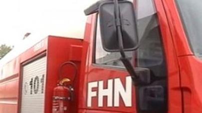 İmişlidə Kamaz yandı