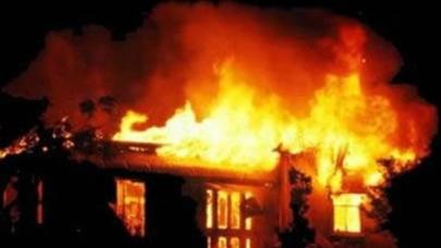 3 otaqlı evdə yanğın