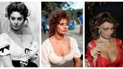 81 yaşında gənc qızlara meydan oxuyan Sofi Loren - FOTOLAR