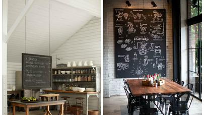 Qara lövhələr interyer dəbində - FOTOLAR