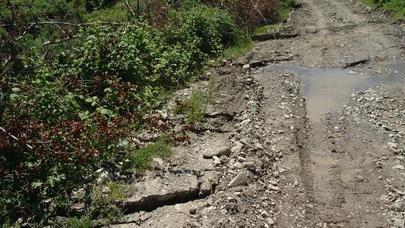 İsmayıllıda avtomobil yolu sürüşdü - FOTOLAR (YENİLƏNİB)